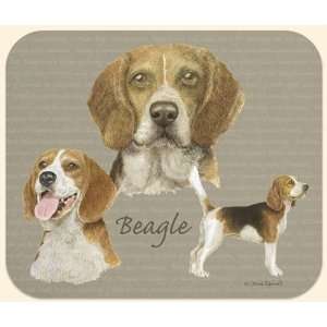  David Kiphuth Dog Breeds Beagle Mousepad Mouse Pad: Office 