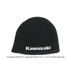  Kawasaki Logo Beanie   Black 
