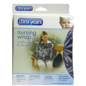  First Years Nursing Wrap Asst. Black/White Floral Baby
