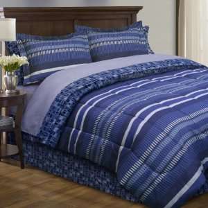    Brentwood Navy Bed In A Bag, Twin Bed In A Bag