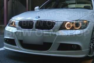 PAINTED BMW E90 3D STYLE ADD ON FRONT LIP SPOILER 05 08  