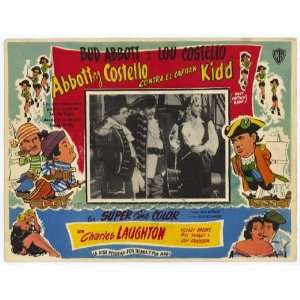  Abbott and Costello Meet Captain Kidd Movie Poster (27 x 