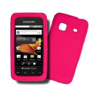  Samsung Galaxy Prevail M820 HOT PINK Silicone Case, Rubber 