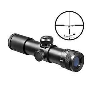 4x21mm Electro Riflescope, SKS Reticle, Adjustable Objective, Black 