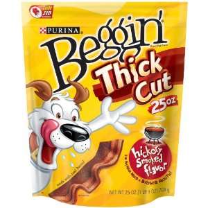 Purina Beggin Thick Cut Hickory, 25 Ounce  Grocery 