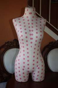 Rare! Victorias Secret PINK polka dot French Mannequin display store 