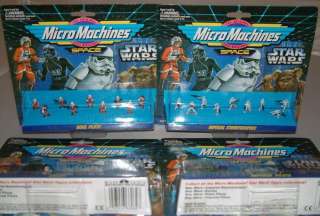 STAR WARS : Set of 4 MicroMachine Figurines  