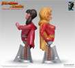 Electric Tiki Electra Woman & Dyna Girl Tooned Up Busts  