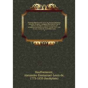   Alexandre Emmanuel Louis de, 1773 1833 (bookplate) Bauffremeont Books