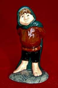 ROYAL DOULTON SAMWISE LORD OF THE RINGS MIDDLE EARTH MINT RARE REG 
