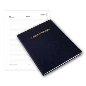  Scientific Notebook   96 Ruled Pages, Black Imitation 