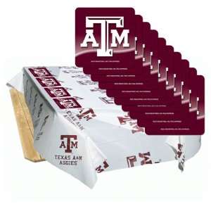  Texas A&M Aggies Tablecloth Coaster Pack Sports 