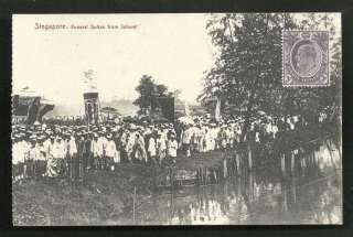 Funeral of Sultan Abu Bakar of Johore Malaysia 1895  