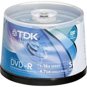  NEW TDK 16x DVD R Media (48933 )