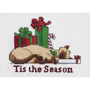  Janlynn Tis The Season Door Decor Cntd X Stitch Kit 7 Inch 