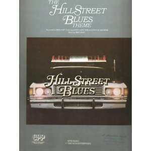  Sheet Music Hill Street Blues Theme Mike Post 33 