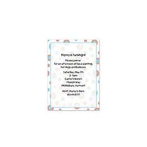  Circles Imprintables Birthday Party Invitations: Health 