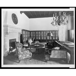  Reichs Chancellery,Berlin,Germany,Library Fireplace