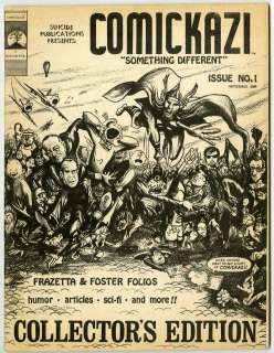 COMICKAZI #1 FANZINE (1969) FRAZETTA James BAMA FOSTER  