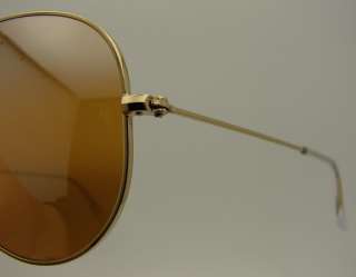 Authentic RAY BAN Gold Aviator Sunglasses 3025   001/4F *NEW 