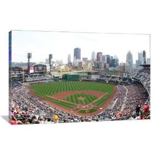PNC Park, Home of the Pirates   Gallery Wrapped Canvas   Museum 