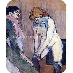   Toulouse Lautrec Art Femme Tirant son Bas MOUSE PAD