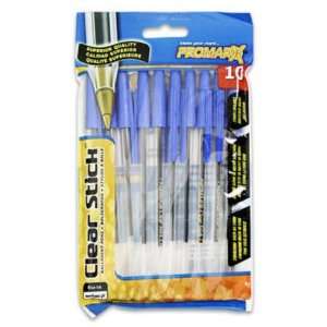  Pen 10 Count BL Clear Stick In Counter Display Case Pack 