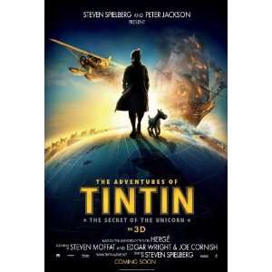   of Tintin The Secret of the Unicorn   11 x 17 Movie Poster   Style B