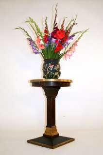 Bohemian Art Nouveau Table Tisch tavolo Flowerstand & beautiful Vase 