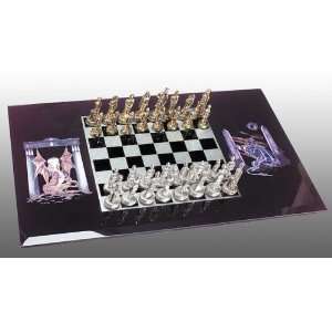  Medieval Pewter Chess Set Toys & Games