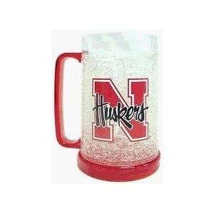  Nebraska Cornhuskers NCAA Crystal Freezer Mug: Sports 