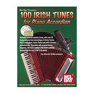    100 Irish Tunes for Piano Accordion Book/CD Set Electronics
