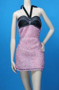 Pink Black Sparkly Dress Model Muse Fashion Barbie  