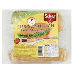 Schar Sub Sandwich Parbaked Rolls, 5.3 Ounce  Grocery 