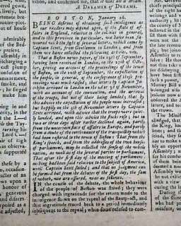 1769 Old Newspaper COLONIAL PENNSYLVANIA Pre Revolutionary War 
