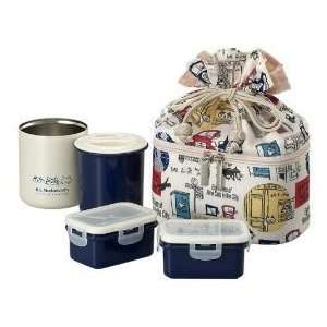 Japanese Lunch Box Set Tiger Lunch thermos BEAGE LWV 