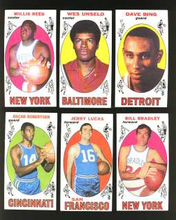 1969 TOPPS BASKETBALL COMPLETE SET EXMT *10375  