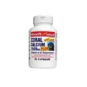  Mason Natural Coral Calcium Plus Caps 1500mg 60 Health 