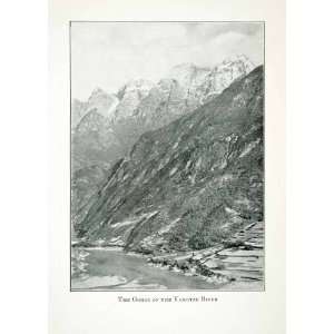  1920 Print Gorge Yangtze River Delta Asia Tibetan Plateau 
