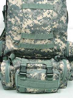 US Tactical Molle Assault Backpack Bag Digital ACU Camo  