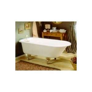   Iron Bath with Faucet Holes on Tub Wall 2092W AB: Home Improvement