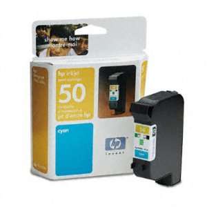  No. 50 Print Cartridge for HP DesignJet 250C   Cyan(sold 