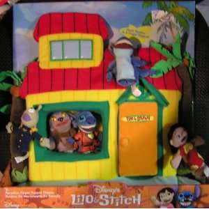   Disneys Lilo & Stitch Plush Theater & 5 Finger Puppets Toys & Games