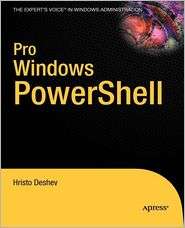 Pro Windows PowerShell, (1590599403), Hristo Deshev, Textbooks 
