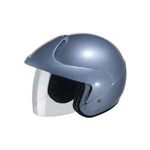  Z1R Metro Open Face Helmet Large  Blue: Automotive