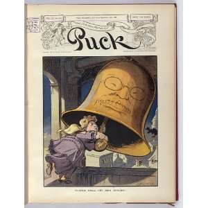   Roosevelt,big business,corruption,bells,Glackens,1907