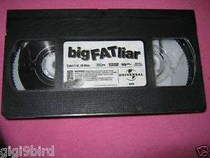Big Fat Liar (VHS, 2002, ) COMES WITH NO CASE VHS ONLY 096896076038 