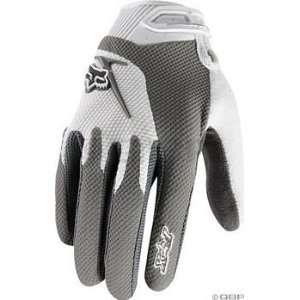 Fox Racing Reflex Gel Glove Womens Large Gray:  Sports 