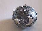 Bali Sterling silver beas~Pebbled Rounds I~Lrg hole~NeW  