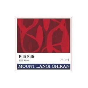  Mount Langi Ghiran Shiraz Billi Billi Creek 2007 750ML 